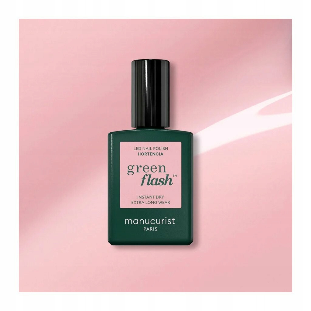 MANUCURIST Green Flash Led Gel Nail Lacquer – Lakier do paznokci Hortencia 15ml