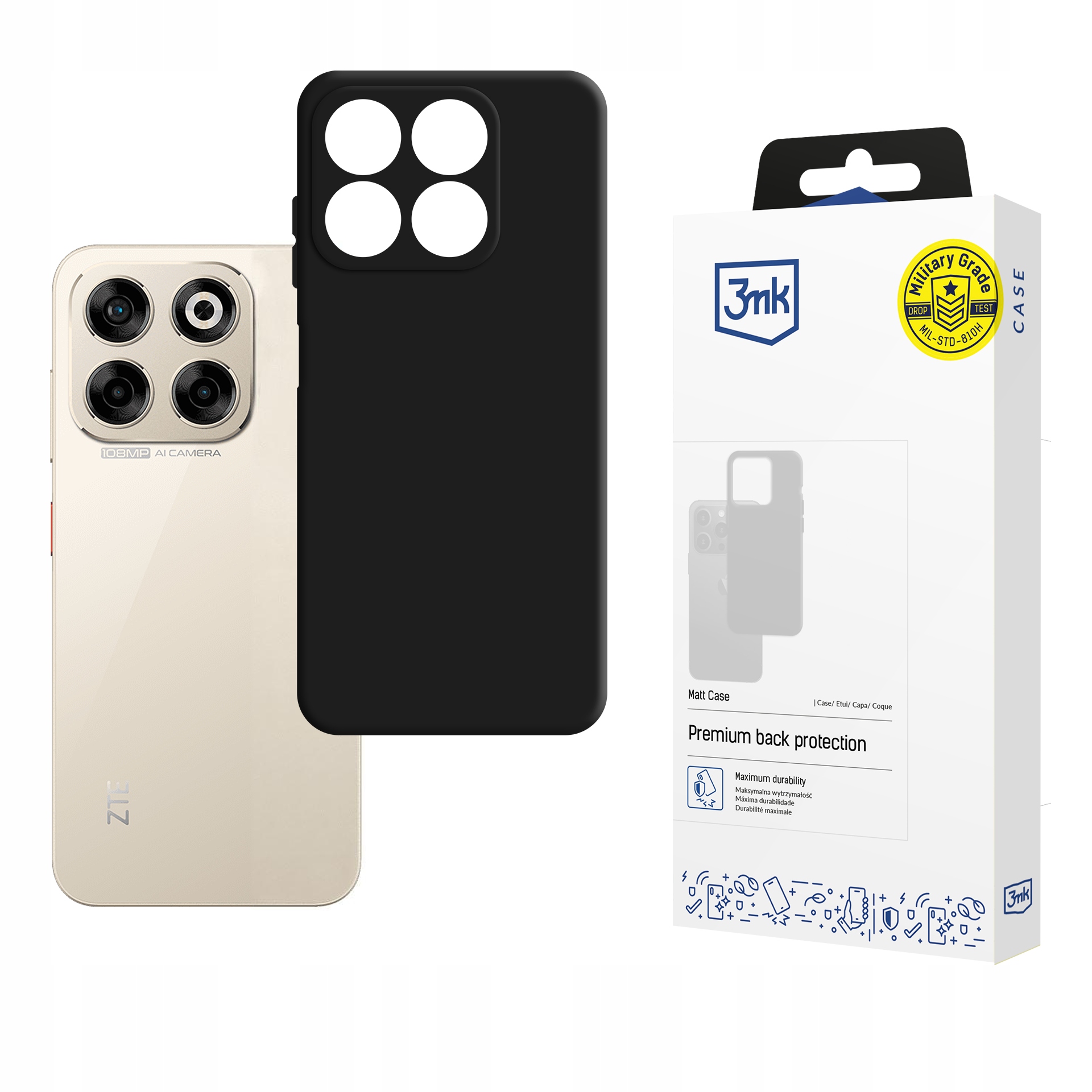 ZTE Blade V70 - Etui 3mk Matt Case – Ochrona i styl w jednym