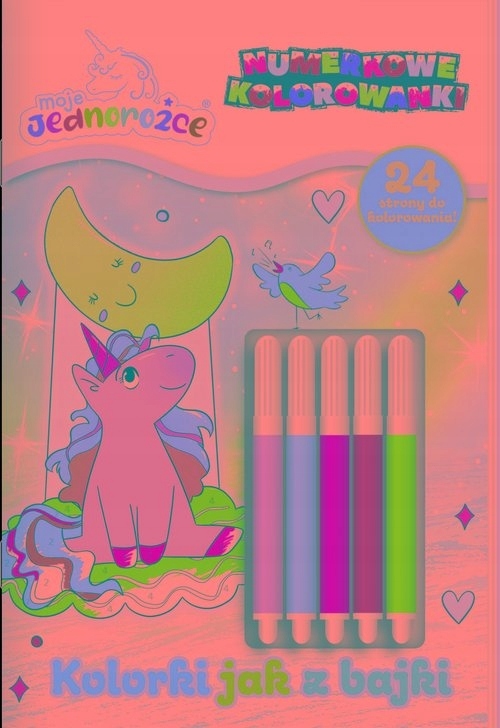 Magiczne jednorożce w kolorowance