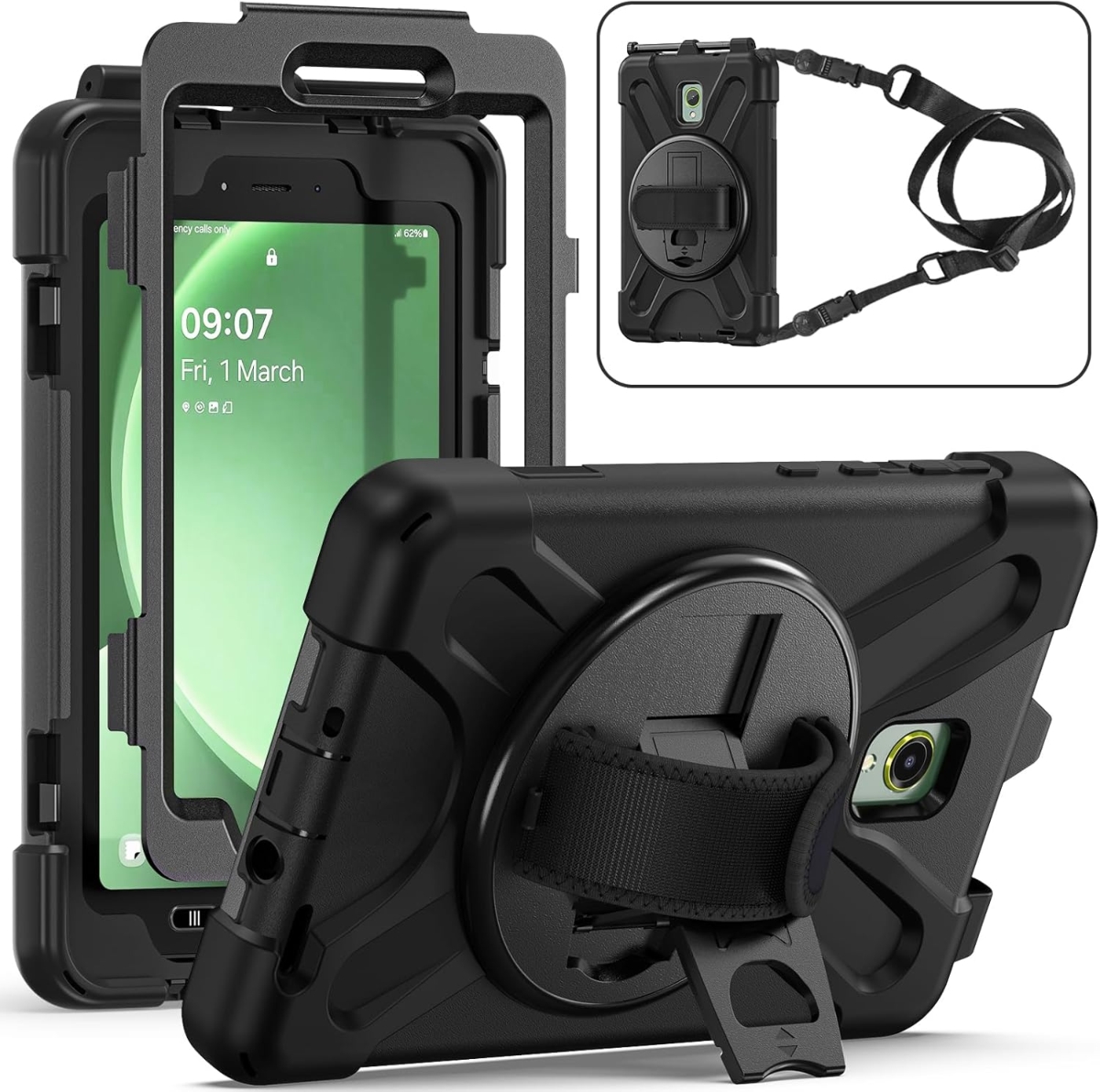 Etui pancerne z uchwytem Supero do Galaxy Tab Active 3/5 – Ochrona i wygoda w jednym
