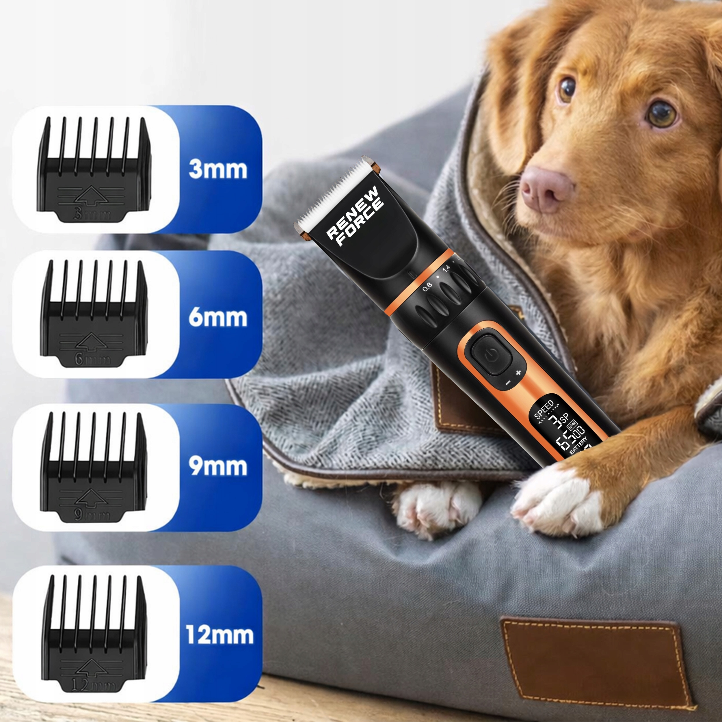 Profesjonalna Maszynka do Strzyżenia Psów Cichy Trymer dla Psa Golarka 9w1 – Idealne rozwiązanie dla Twojego pupila