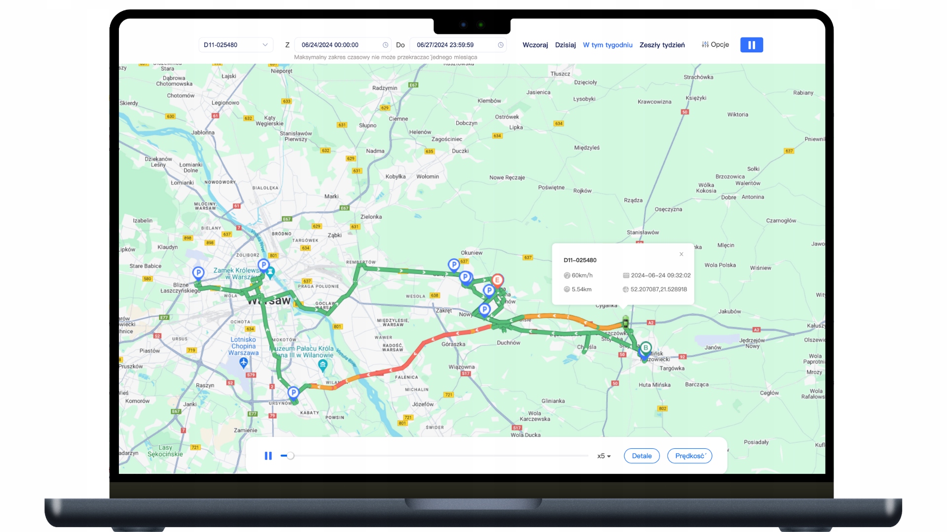 Śledzenie w czasie rzeczywistym – Monitoruj swoje pojazdy na żywo