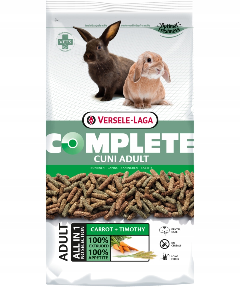 Versele Laga Complete Cuni Adult* – Ekstrudowana karma dla królików 3 kg