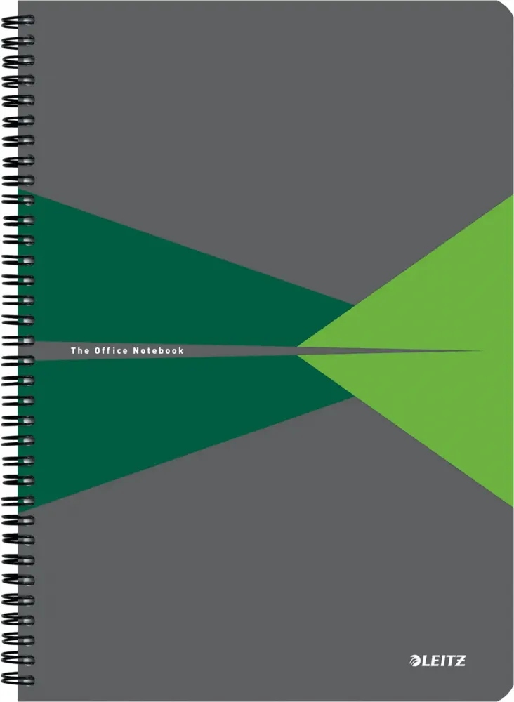 Kołonotatnik Office PP A4 kratka zielony – Idealny do biura i nauki