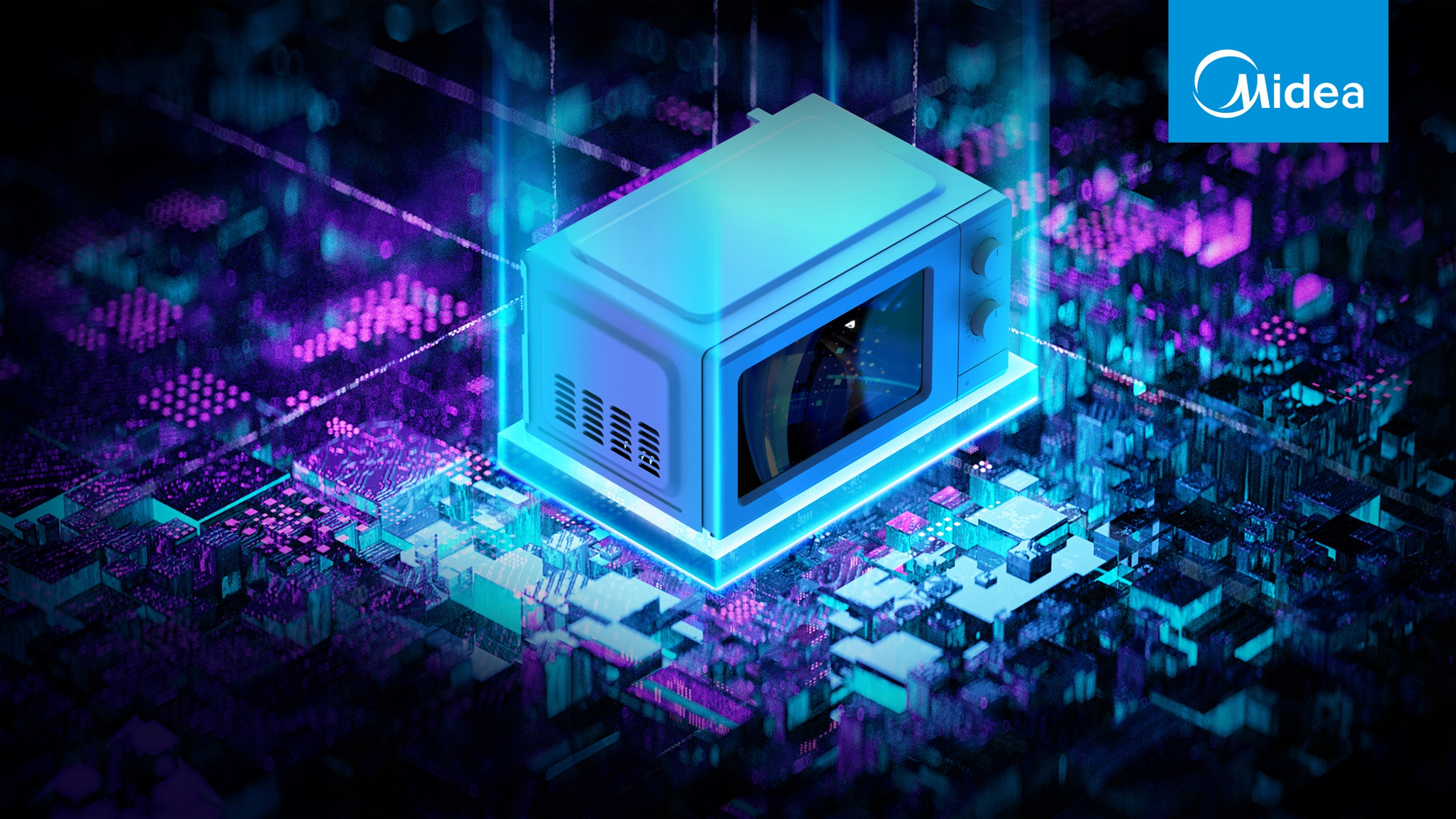 Szklany talerz obrotowy o średnicy 25,5 cm