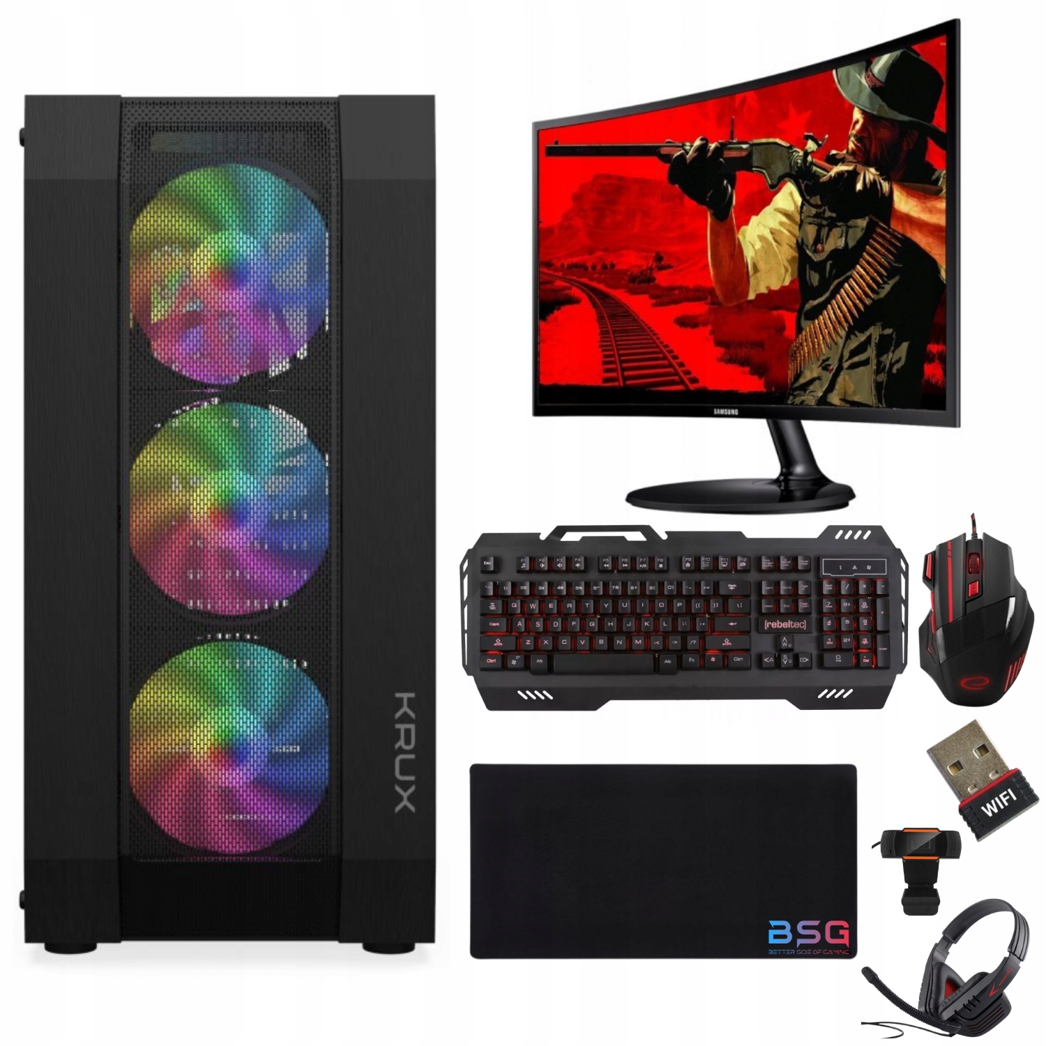 Komputer BSG Striker V4 Intel Core i7 GeForce GTX 1660 SUPER – Wydajność w Twoich rękach