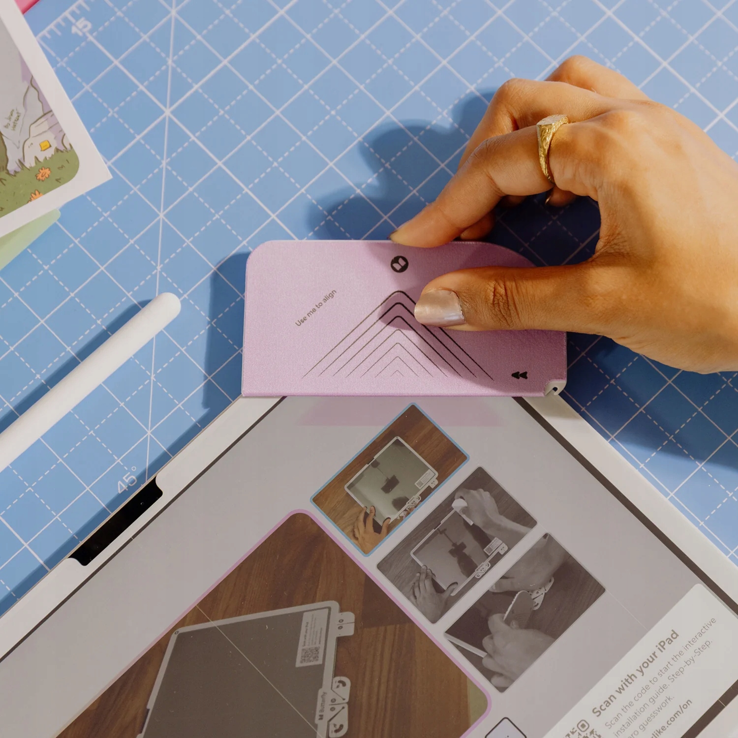 Ochrona ekranu i końcówki Apple Pencil