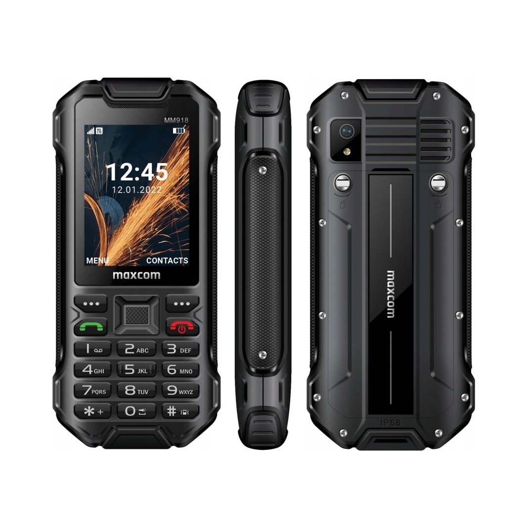 Telefon komórkowy Maxcom MM 918 L – Wytrzymałość i nowoczesny design
