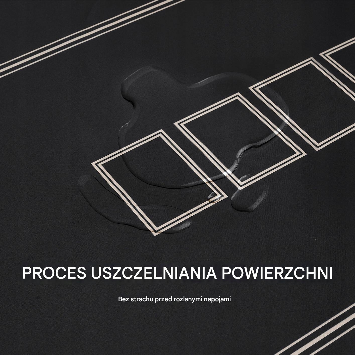 Wodoodporna i aksamitna powierzchnia – Komfort gry na najwyższym poziomie