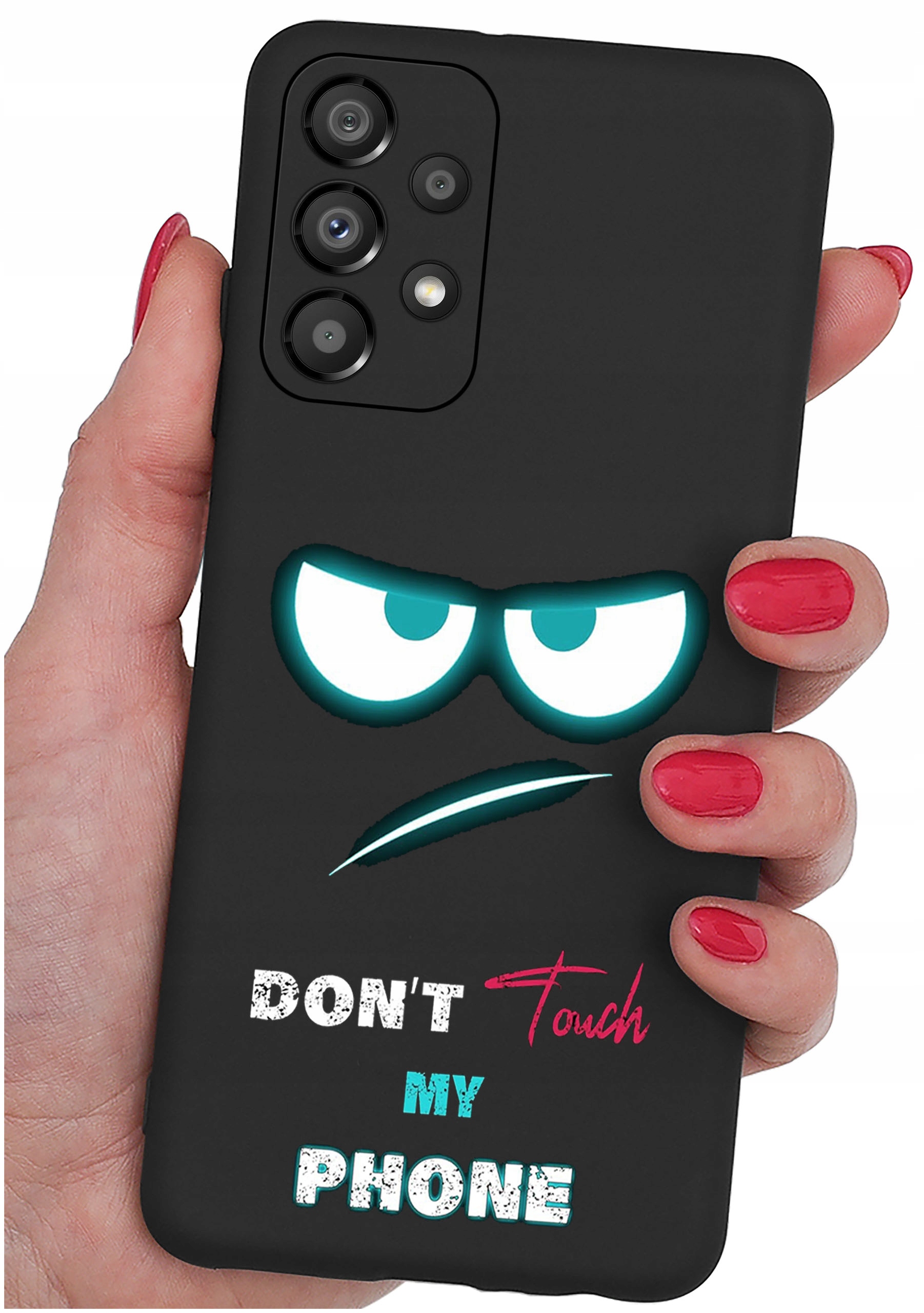 ETUI do Samsung Galaxy A53 5G WZORY | SILIKONOWE MATT CASE + SZKŁO HARTOWANE 9H