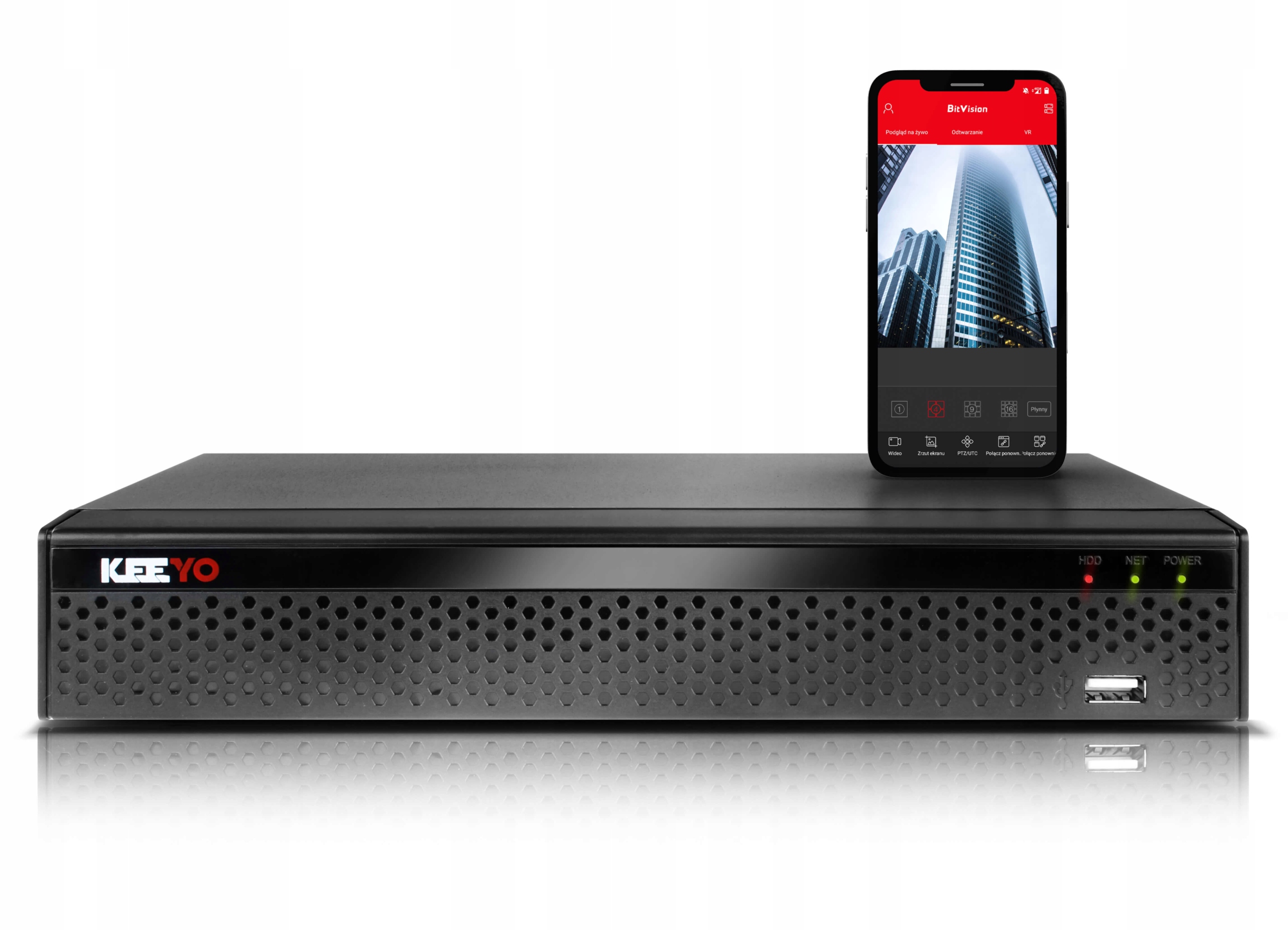 Zdalny dostęp do podglądu wideo z aplikacją Bitvision