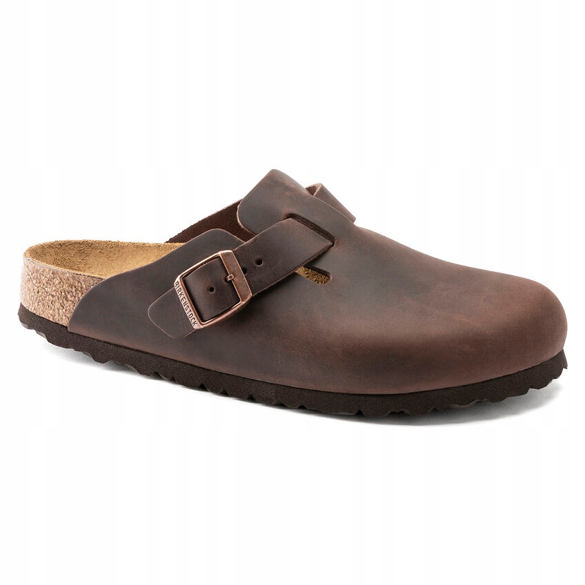Klapki Birkenstock Boston LEOI 860131 Brązowe 41 – Komfort i styl na każdą okazję