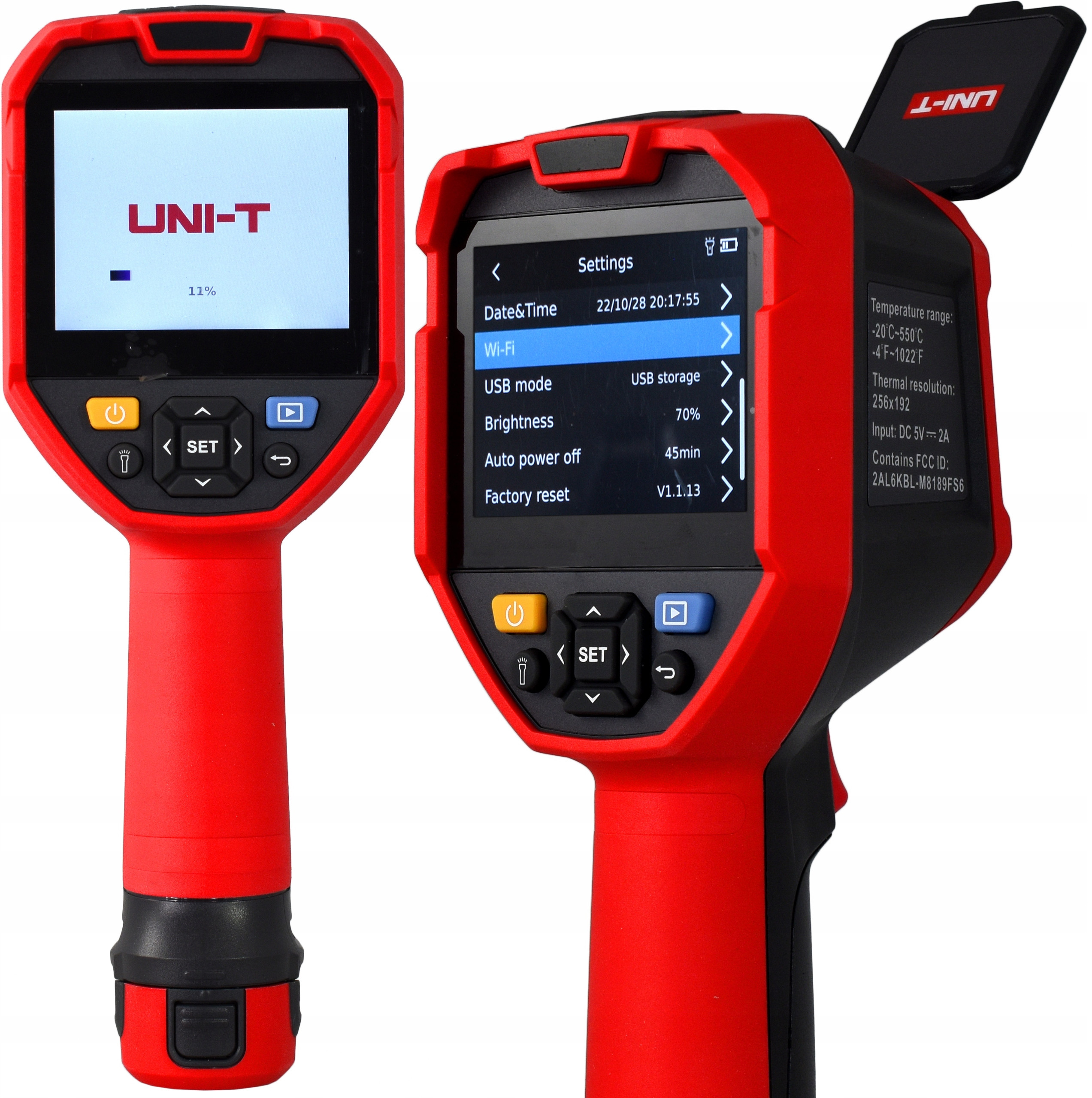 Solidna konstrukcja z klasą ochrony IP54