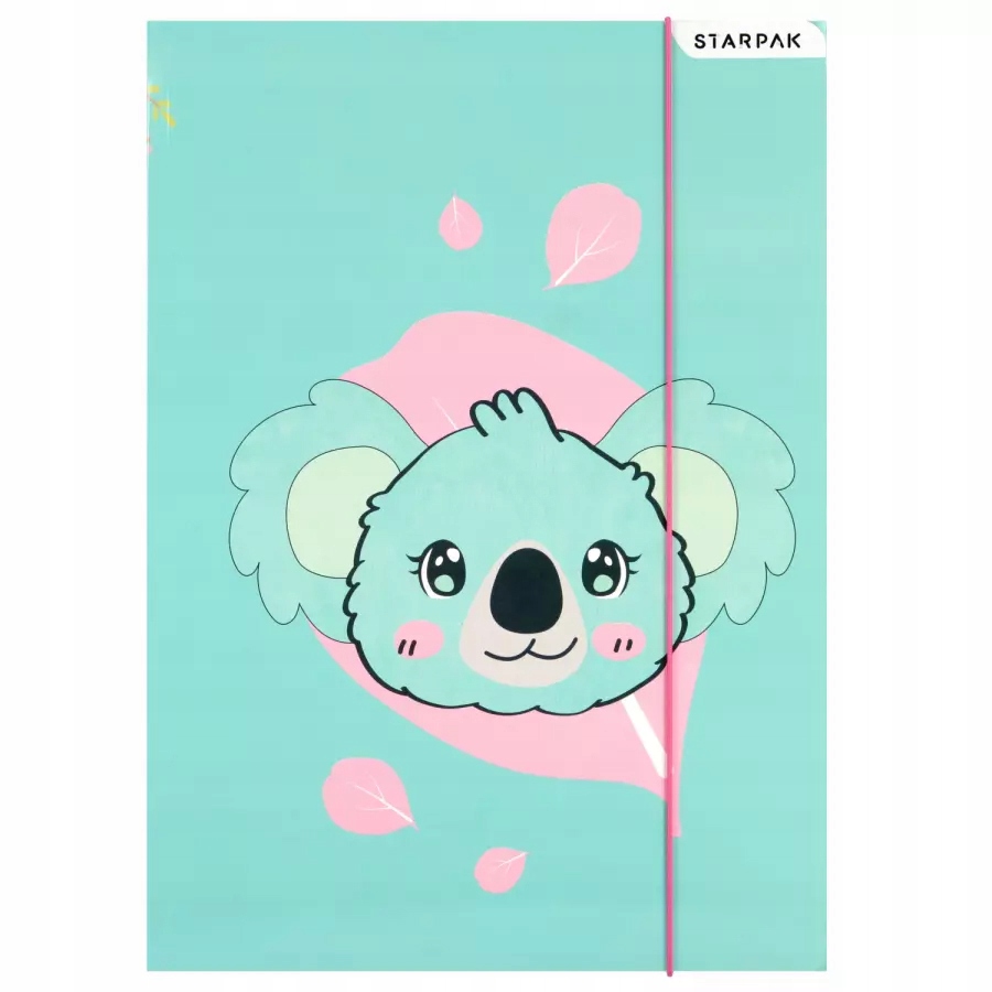 Teczka z gumką A4 Koala STARPAK 559702 – Idealna do przechowywania dokumentów