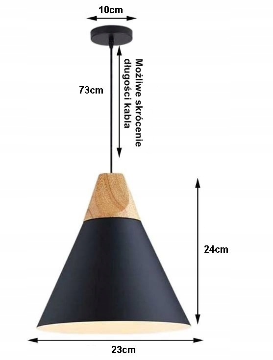 Wymiary lampy – Szczegóły dotyczące rozmiaru klosza