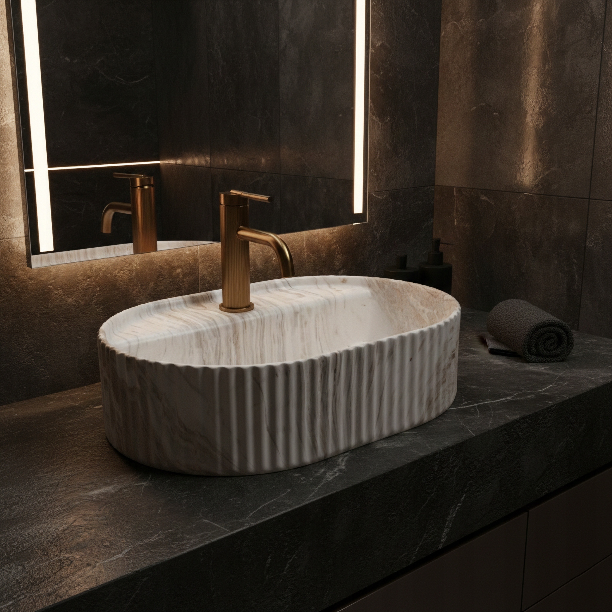 Owalny kształt i matowe wykończenie – Idealne połączenie stylu i praktyczności