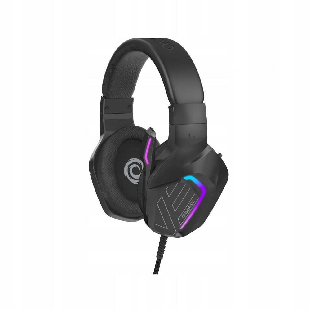 ONIVERSE Słuchawki Meteor Carbon Black – Doskonałe do gier i nie tylko