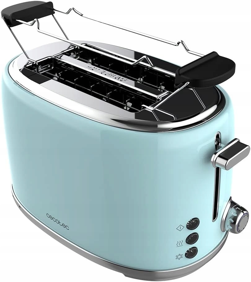 Toster Cecotec Toast&Taste 1000 Retro Double Blue – Idealny wybór do Twojej kuchni