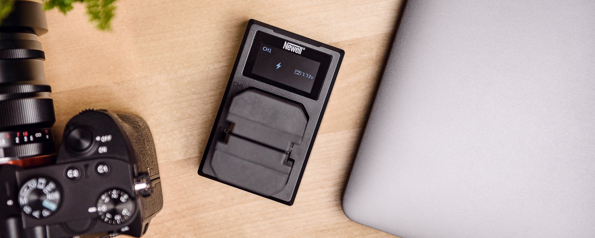 Ładowarka dwukanałowa Newell FDL-USB-C do akumulatorów