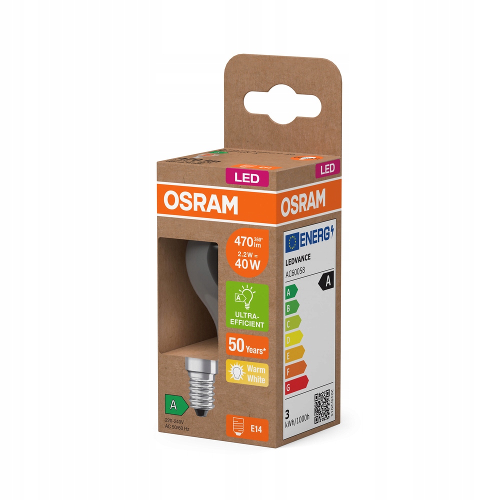 Żarówka LED OSRAM 4099854255168 – Energooszczędne oświetlenie dla Twojego domu