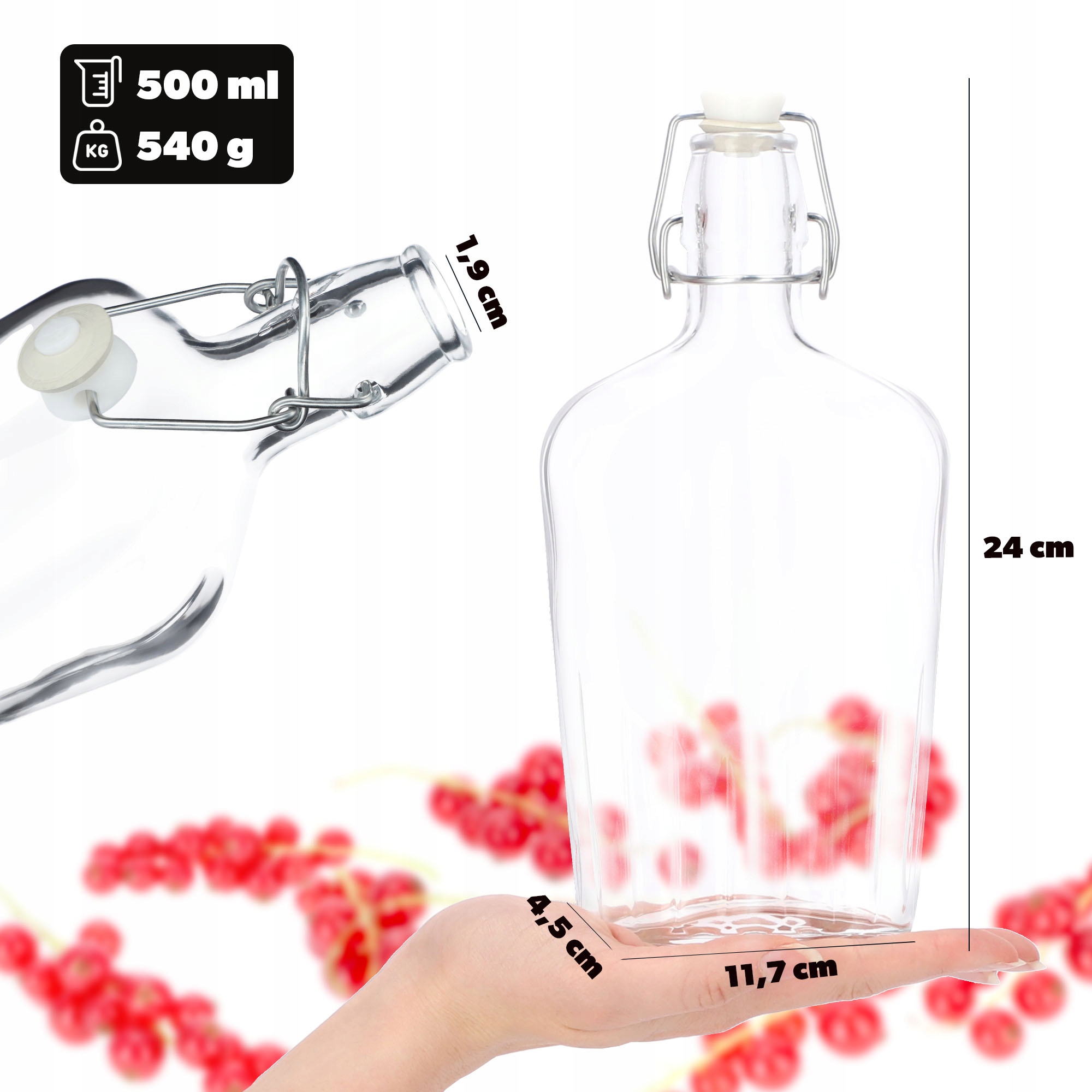 Szczelne pojemniki dla lepszego smaku nalewki