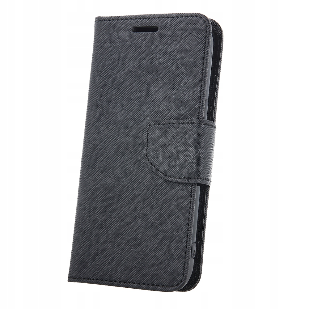 Etui Smart Fancy do Motorola Moto E22 czarne – Elegancka ochrona dla Twojego telefonu