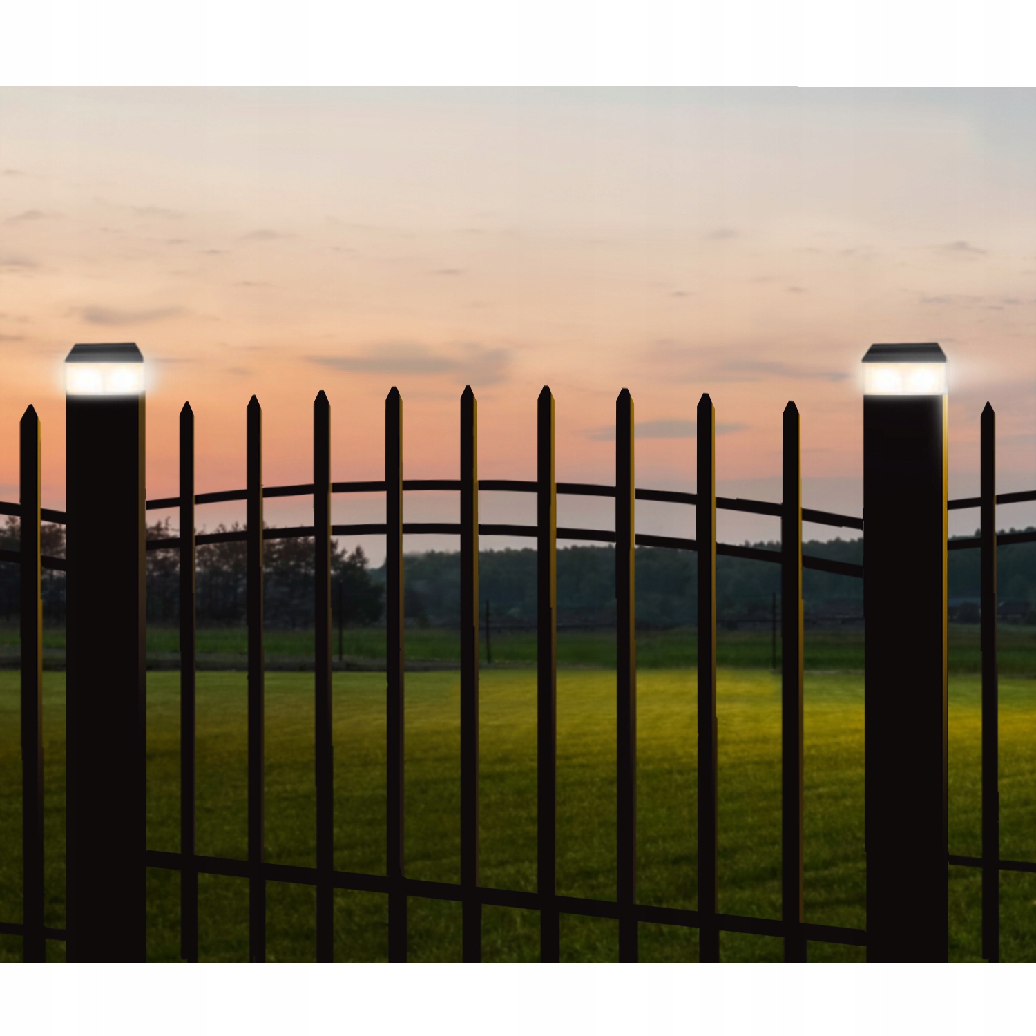 Lampa solarna LED na słupek GreenBlue GB128 – Oświetlenie ogrodu i ścieżek