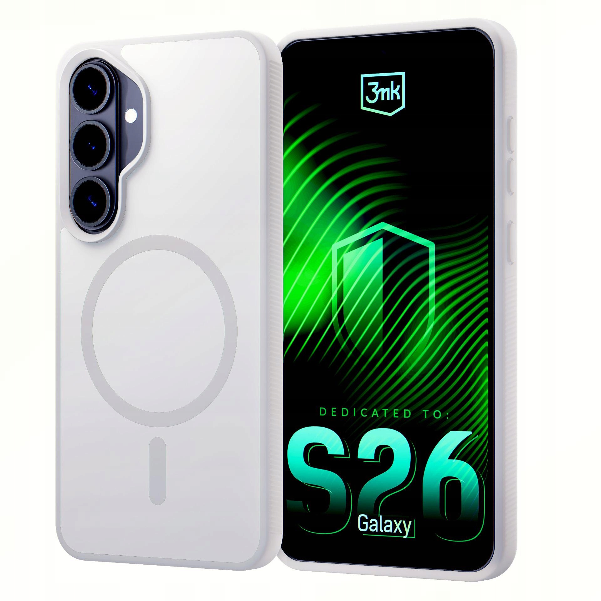 Samsung Galaxy S26+ - Etui 3mk Hardy Hazy MagCase White – Elegancja i Ochrona