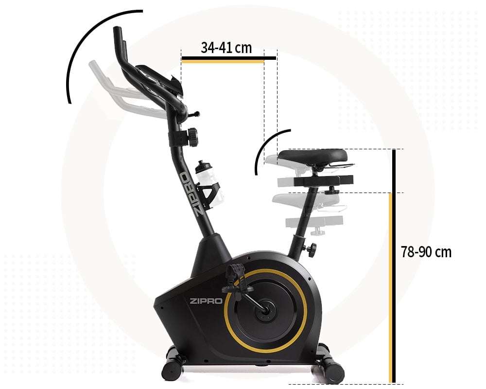 Rower magnetyczny Boost Gold Zipro wymiary