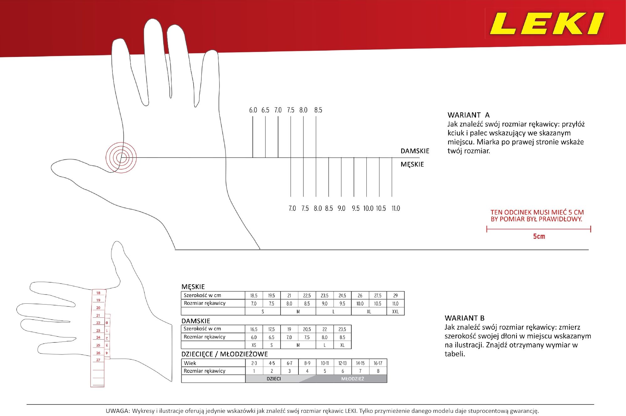 Jak dobraÄ‡ rozmiar rÄ™kawic narciarskich