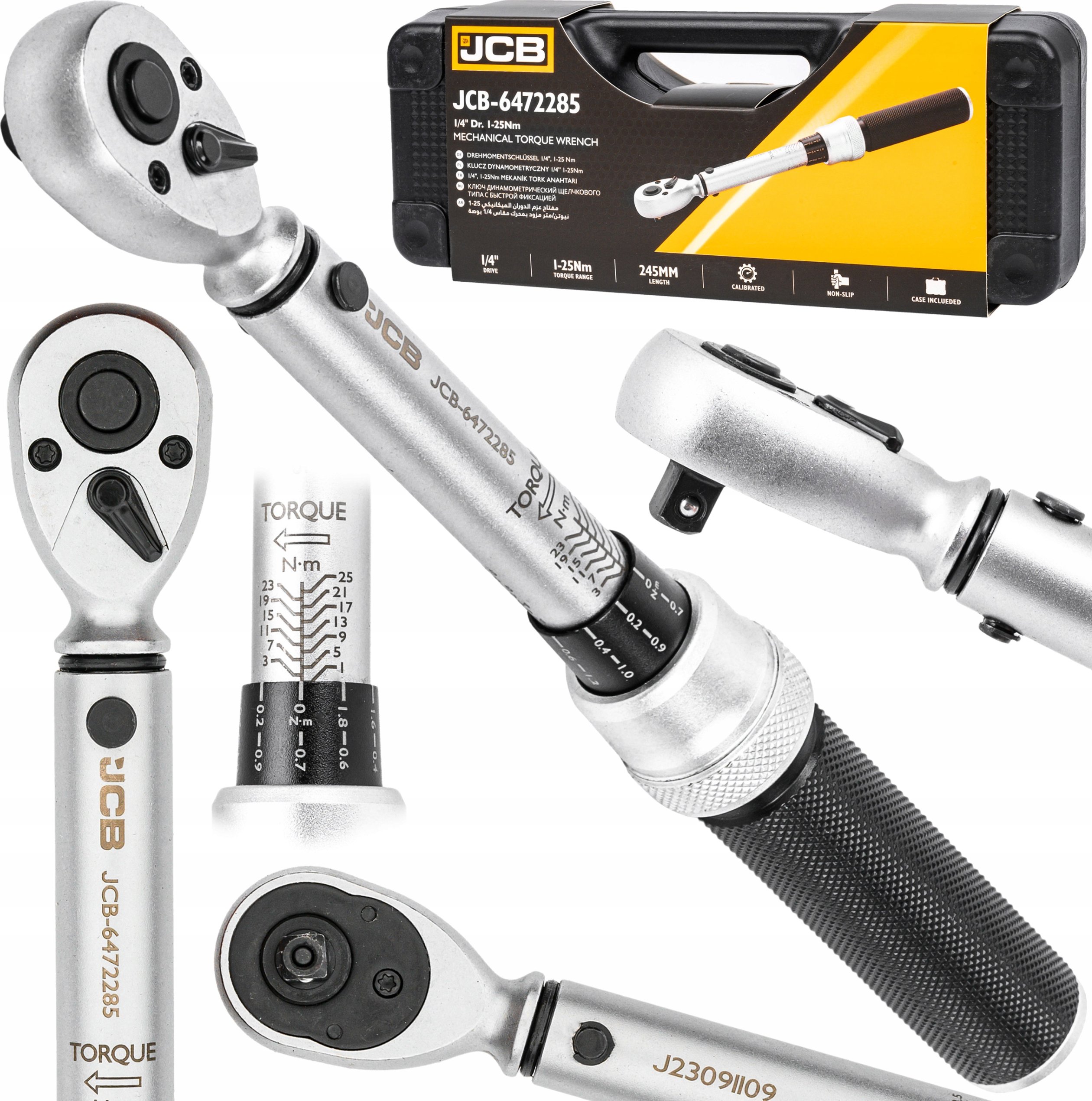 JCB KLUCZ DYNAMOMETRYCZNY 1/4