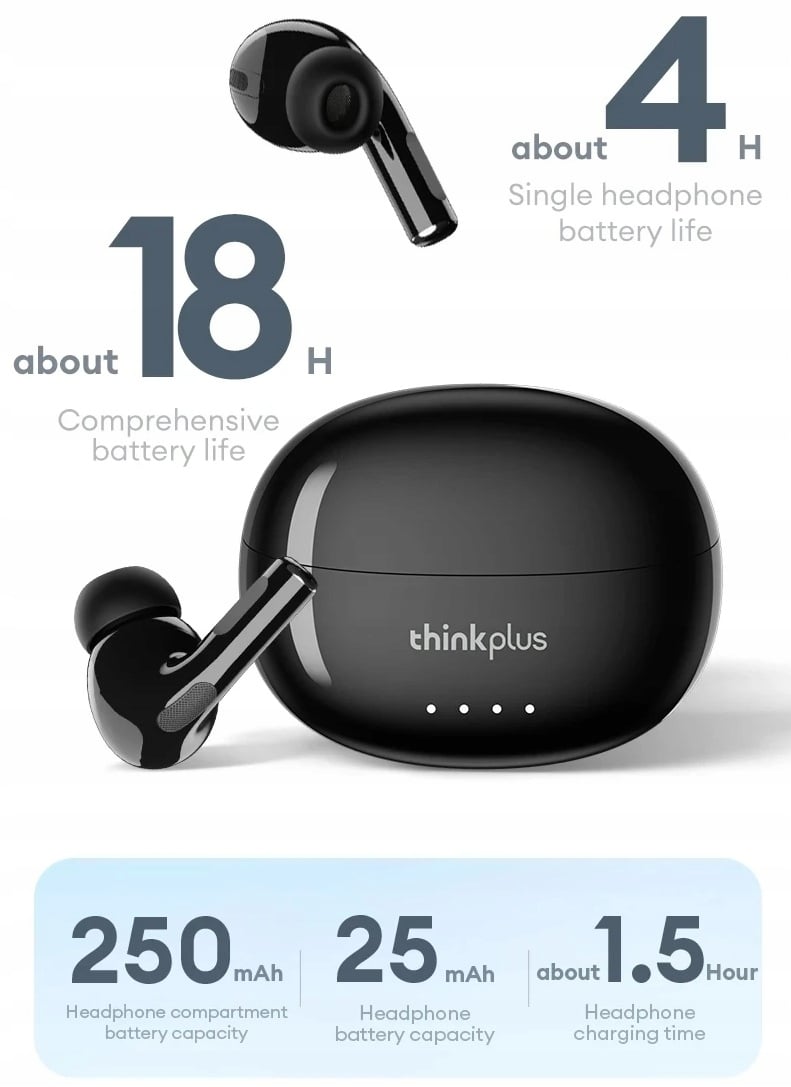 Długi czas pracy na baterii – 10 godzin odtwarzania