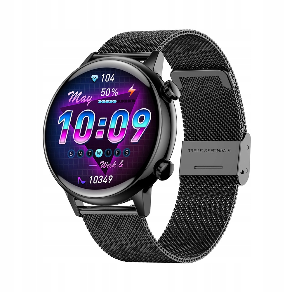 Smartwatch Manta Smartwatch damski Manta Alexa Mini czarny – Twój stylowy partner w codziennych aktywnościach