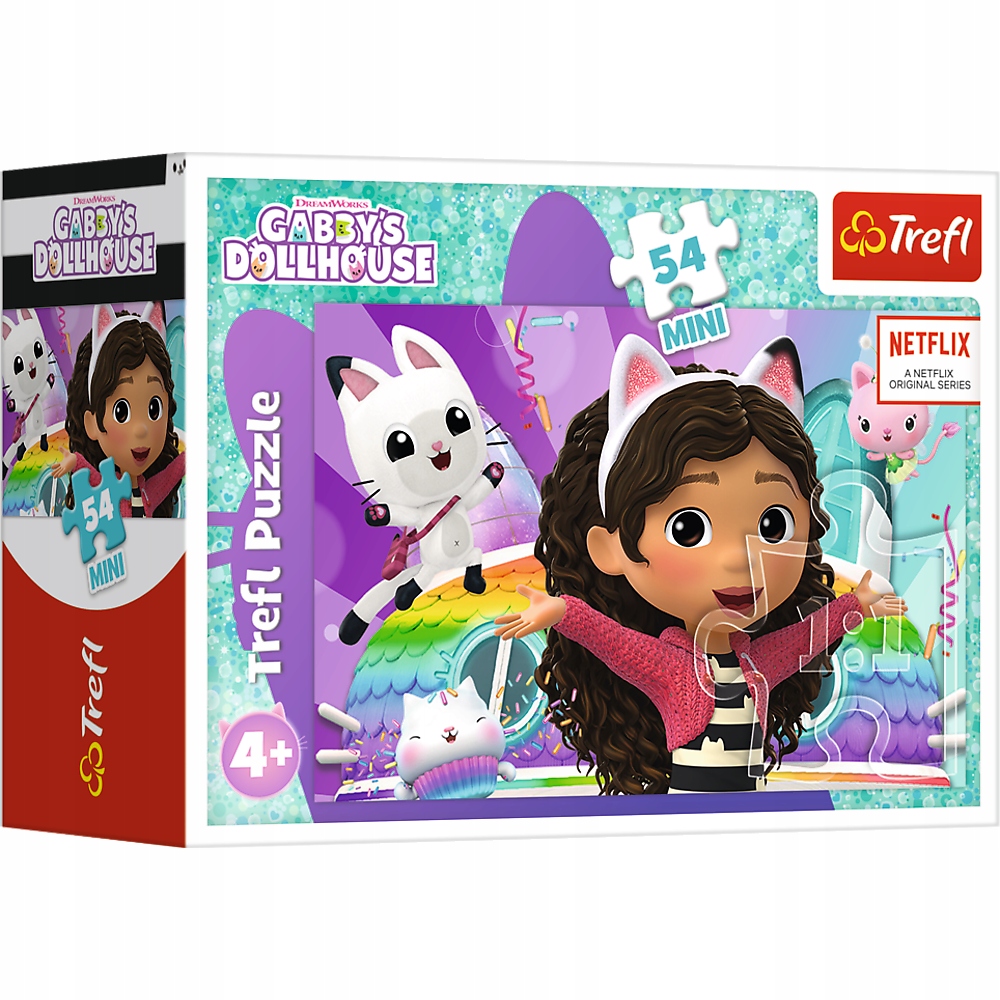 Puzzle 54 Mini GABI Domkowe Zwierzaki Trefl 19774 – Radość z układania dla najmłodszych