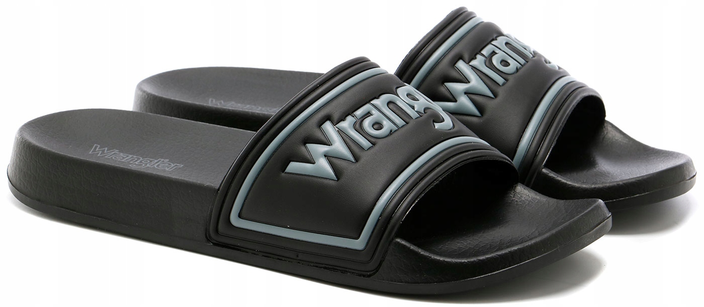Klapki męskie Wrangler Averell czarne 20261059 25Y – Idealne na lato