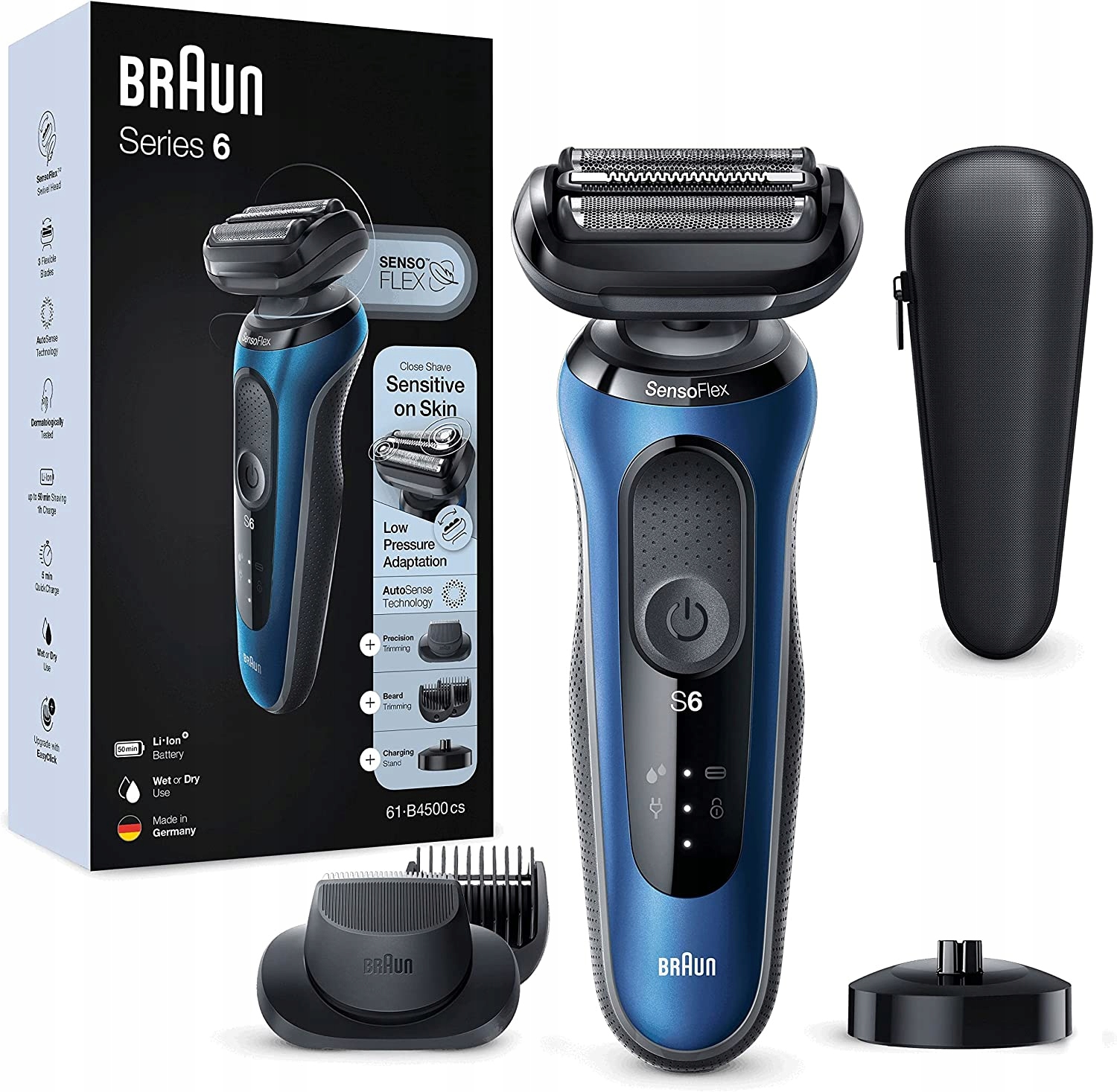 Golarka Braun Series 6 61-B4500cs – Idealne narzędzie do precyzyjnego golenia