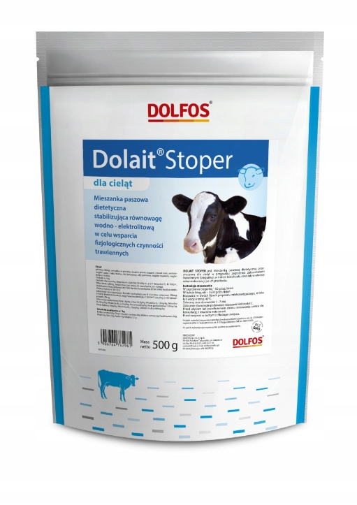 DOLFOS Dolait Stoper 500g – Skuteczna pomoc w walce z biegunką u cieląt