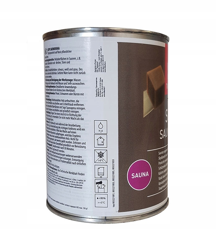 Powierzchnia pokrycia 10-13 m² w zależności od drewna