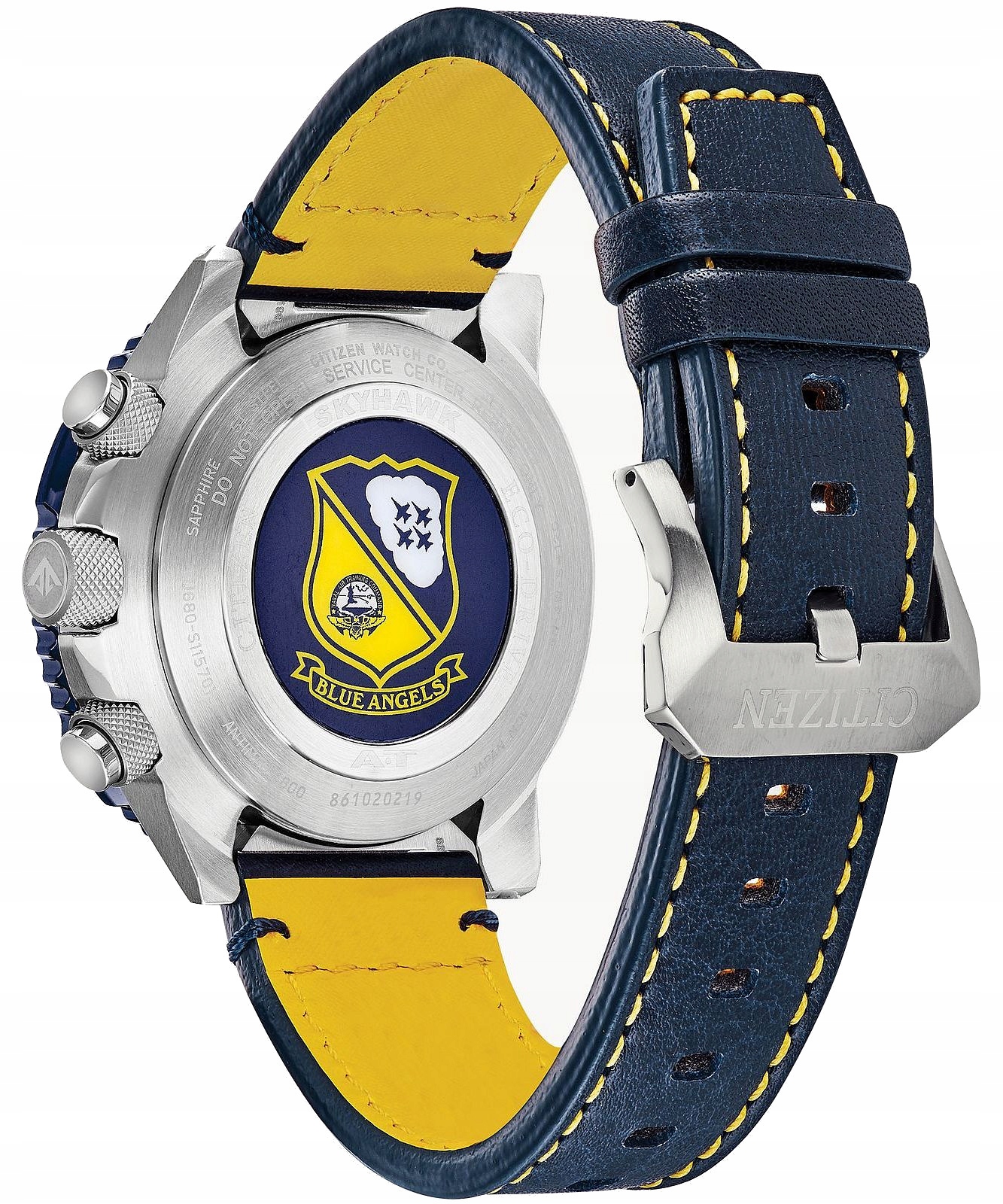 Niebieski cyferblat z szafirowym szkłem – Wytrzymałość i styl