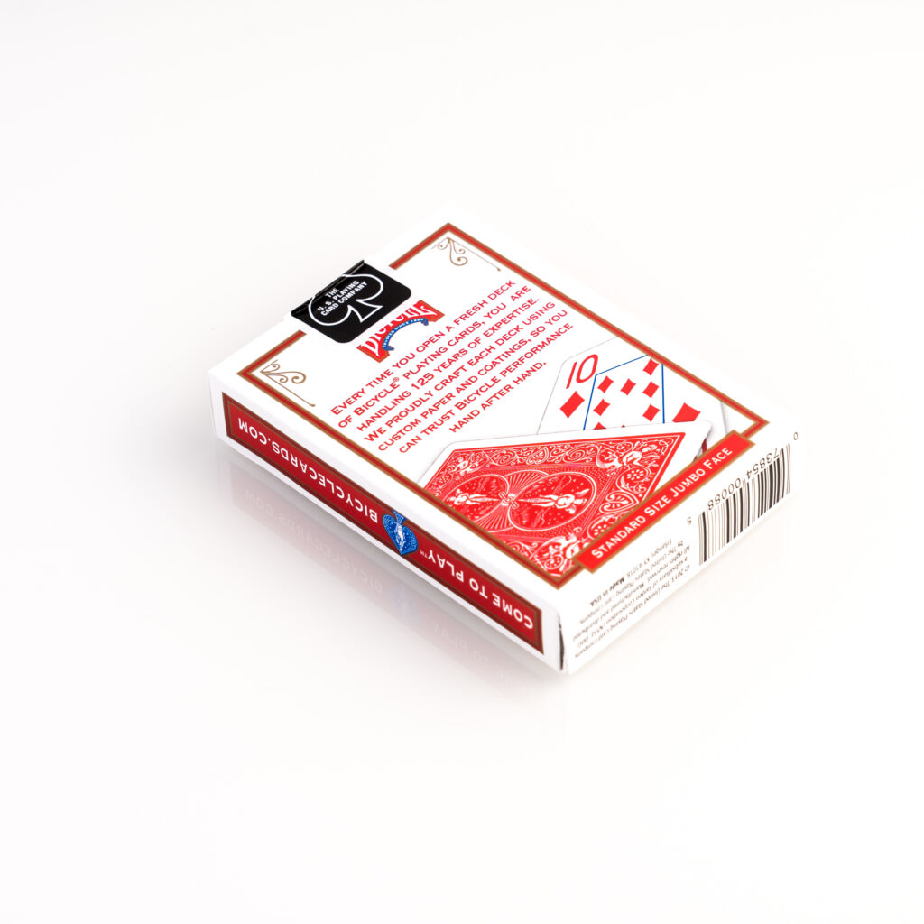 Zawartość zestawu – 55 kart w każdej talii