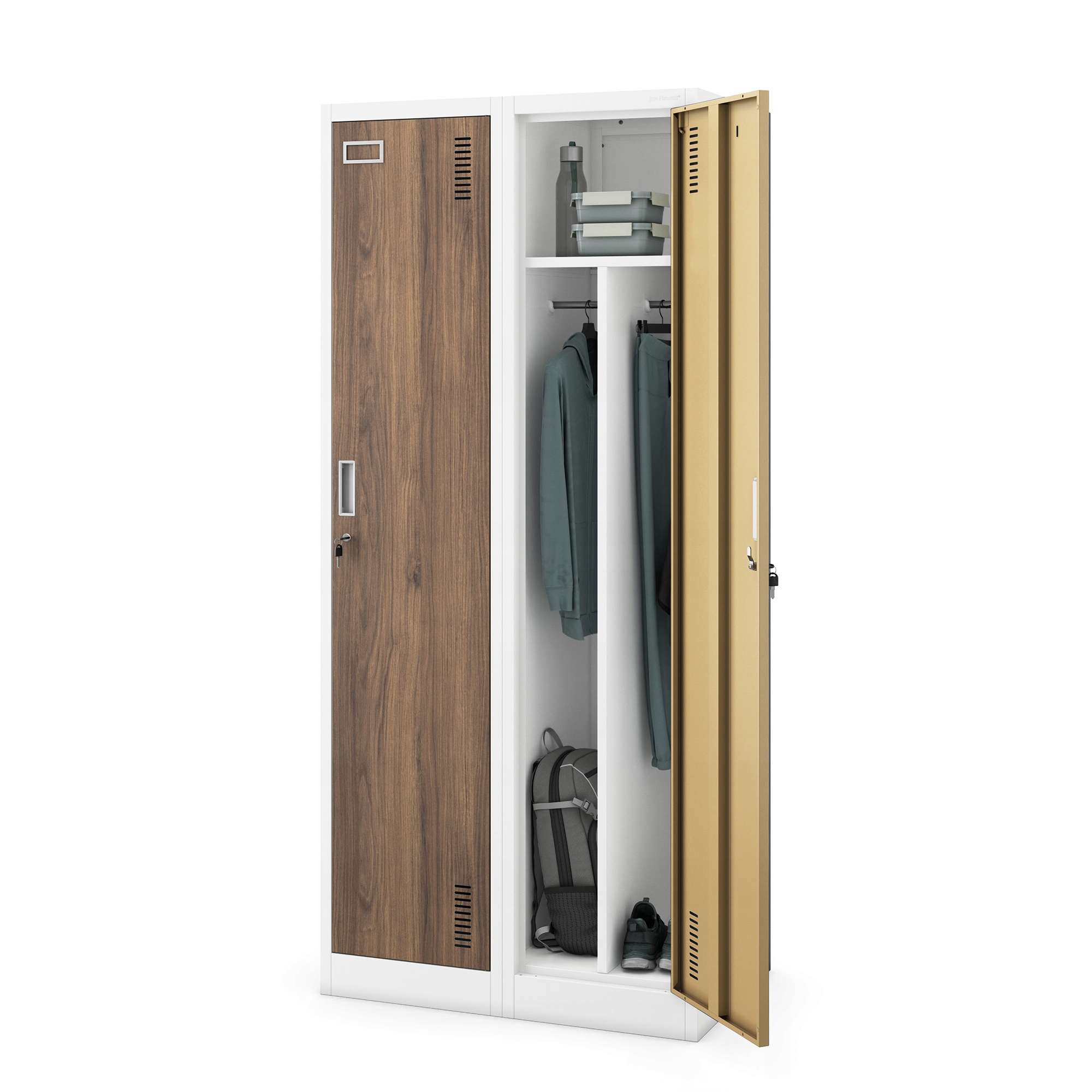 Stylowy design z drewnianym wykończeniem