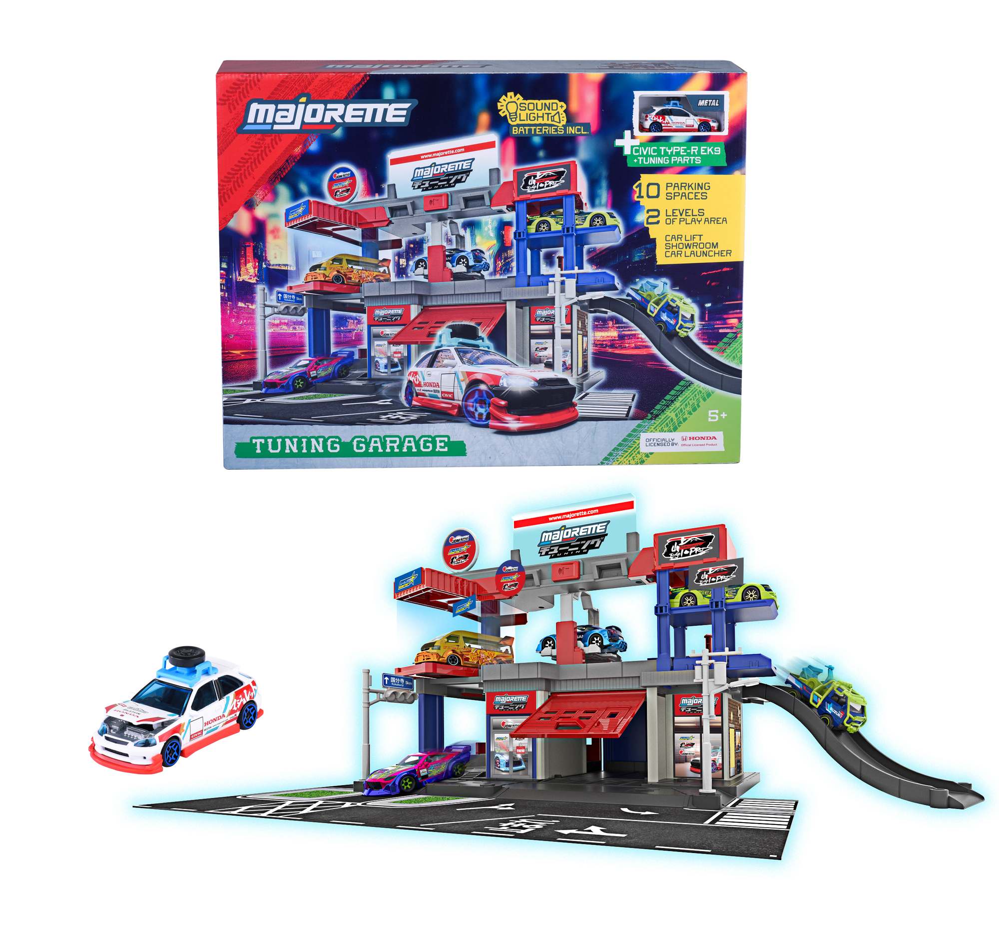 W zestawie z pojazdem Honda Civic TYPE R EK9 – idealny do tuningu