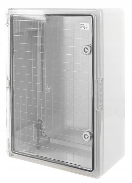 Obudowa natynkowa transparentna ROZDZIELNIA SKRZYNKA ELEKTRYCZNA ABS IP65 50x35x19 500x350x190 – Idealne rozwiązanie do montażu