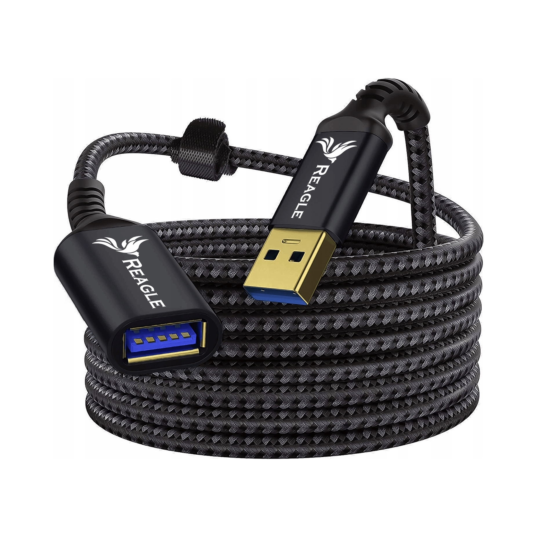 Przedłużacz USB-A 5 m Czarny – Niezawodne połączenie dla Twojego sprzętu