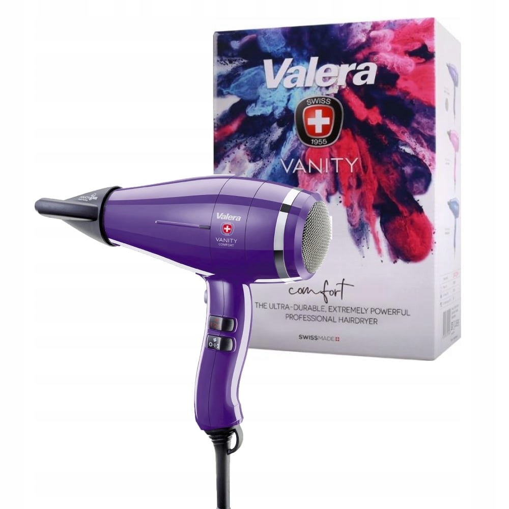 Suszarka do włosów Valera Vanity Comfort Pretty – Profesjonalna jakość w Twoim domu