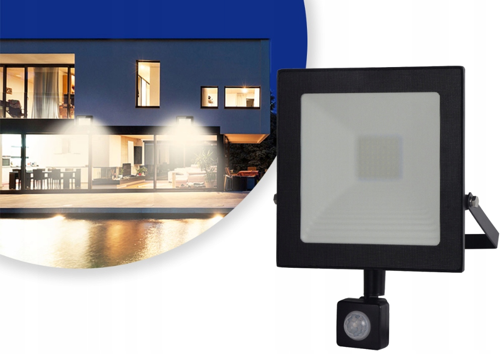 Wbudowany czujnik ruchu z zasięgiem do 10 metrów