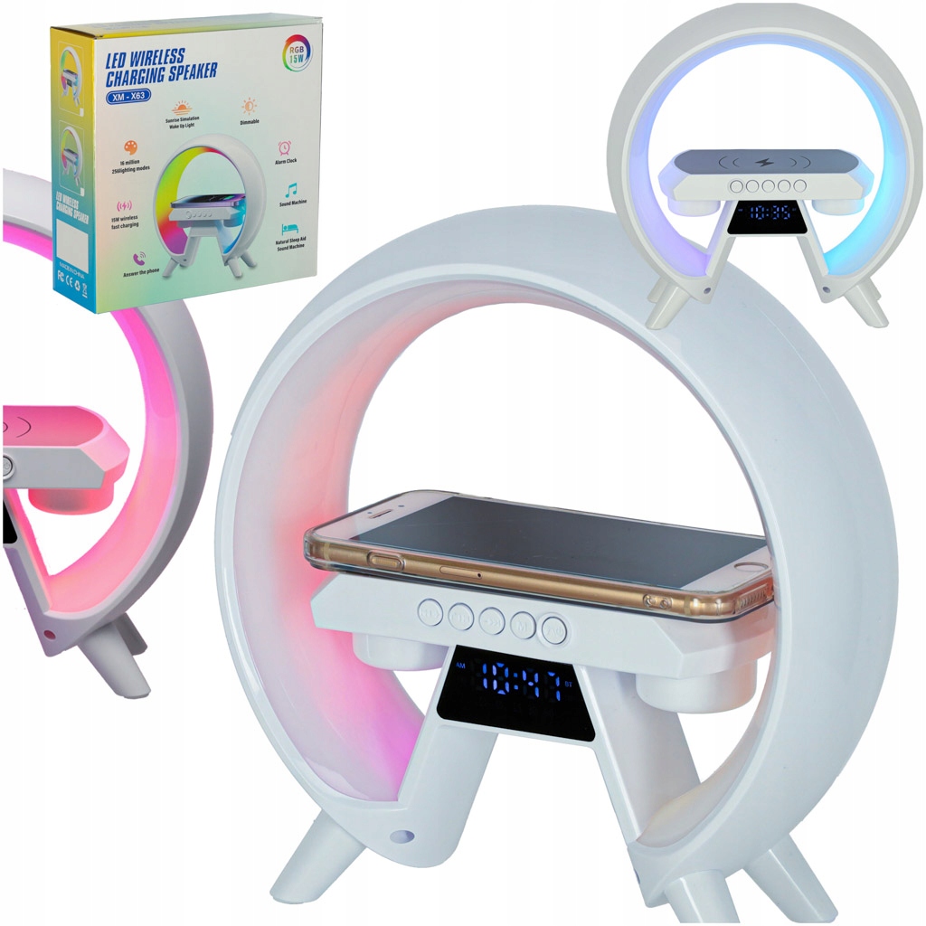 Lampka LED RGB 4w1 z ładowarką indukcyjną – Nowoczesne rozwiązanie do Twojego domu