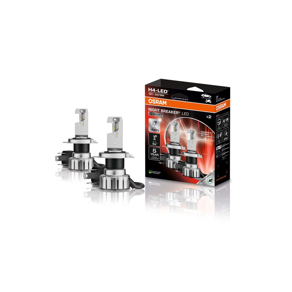 Osram Night Breaker LED Smart H4 – Nowoczesne oświetlenie do Twojego pojazdu