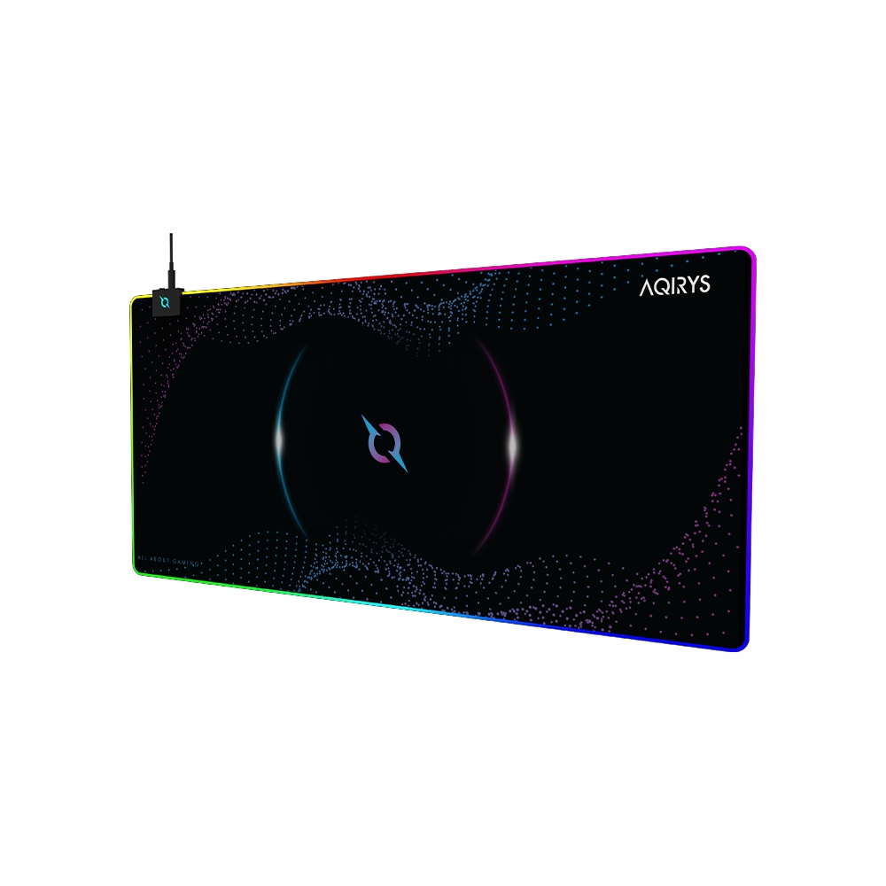 AQIRYS Podkładka ECLIPSE RGB Extra Large 900x400 – Doskonała kontrola i precyzja w grach