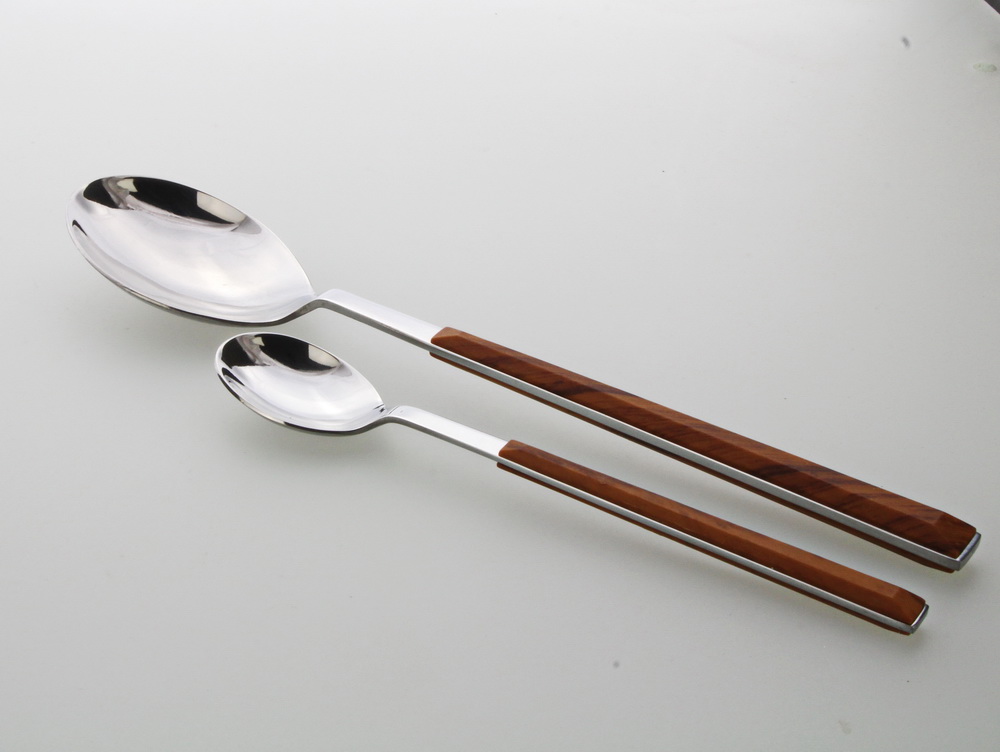 Komplet sztućców Pintinox Sushi Queen Mahoń 24 el. – Elegancja na Twoim stole